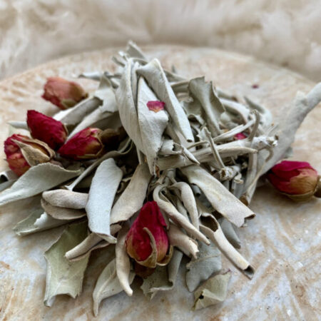Losse witte Salie Roos mix 25 gram