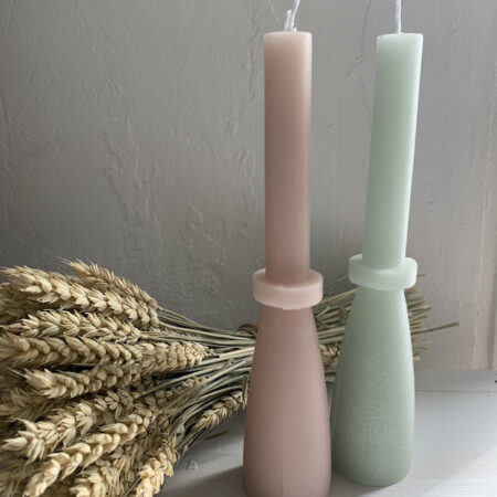RUSTIK LYS Sculpture Kaars (SKIN PINK)