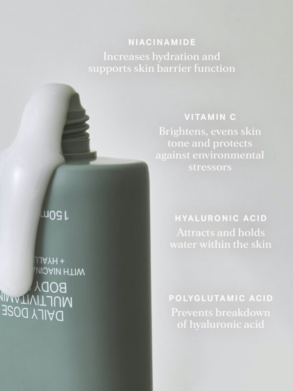 Daily Dose Multivitamin Body Serum 150ml - Hydraterend en Verzorgend Serum voor een Stralende Huid - Afbeelding 3